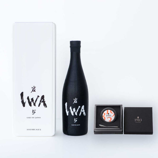 IWA 5 アッサンブラージュ6 (ギフトボックス付き)富山県 純米大吟醸酒 + 宮崎キャビア1983 バエリ 旨味 セット