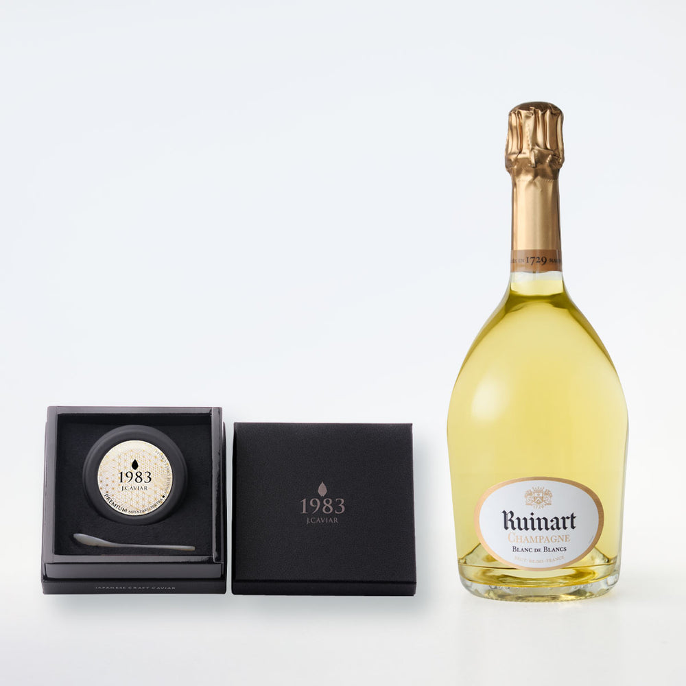 宮崎キャビア1983 オシェトラ プレミアム＆ルイナール ブラン・ド・ブラン