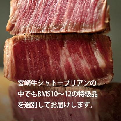 ミヤチク 宮崎牛 A5 シャトーブリアン 120g×2枚セット