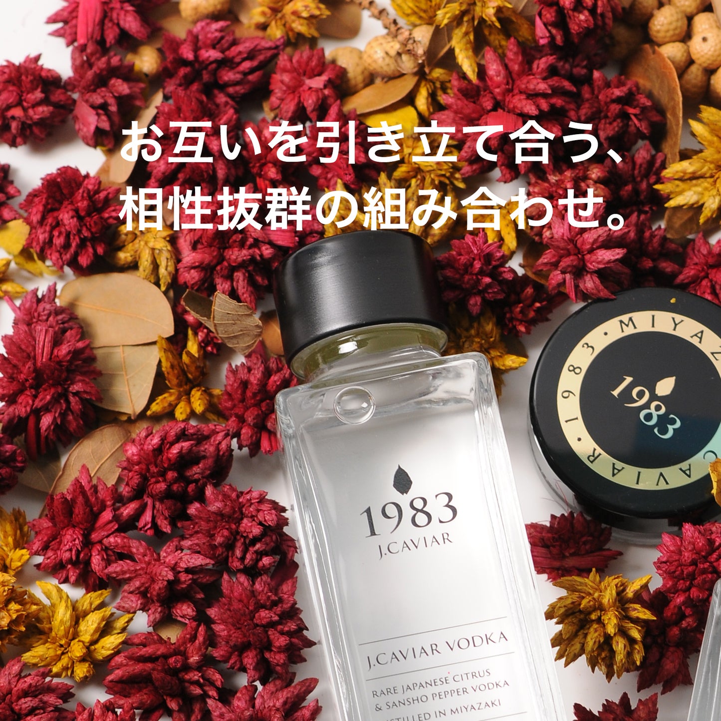 宮崎キャビア1983 (6g) & ウォッカ (100ml) セット